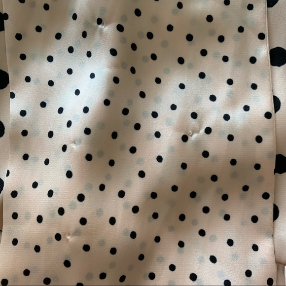 💖NWOT Gorgeous Privacy Please Solano Maxi Dress Polkadot Print XS Sash Lined💖 - Picture 12 of 14